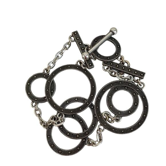 Brighton Townsend Hoop Double chain Bracelet - Picture 3 of 7